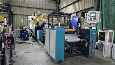 Machine de fabrication de films à rouleau extensible